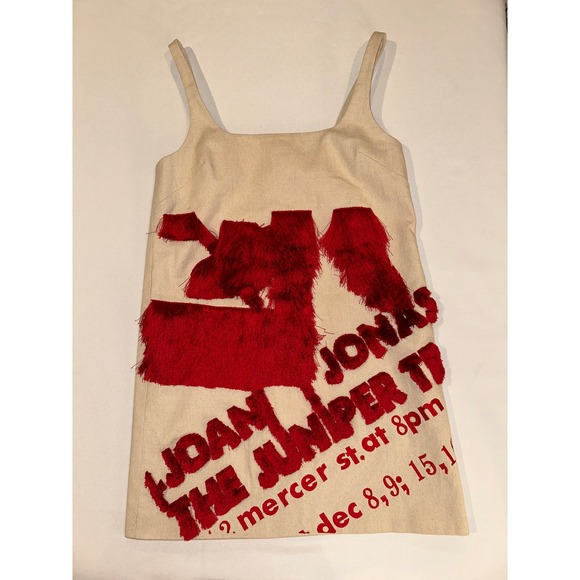 Rachel Comey Tank Mini Dress Joan Jonas Fringe Twill Red Juniper Tree $695 Sz 00 - Picture 16 of 16